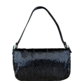 Fendi Beaded Baguette Black