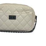 Chanel White Quilted Mini Reissue Camera Bag 2018