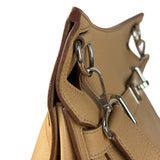 Hermes Jypsiere Tan Clemence Leather Shoulder Bag 2008