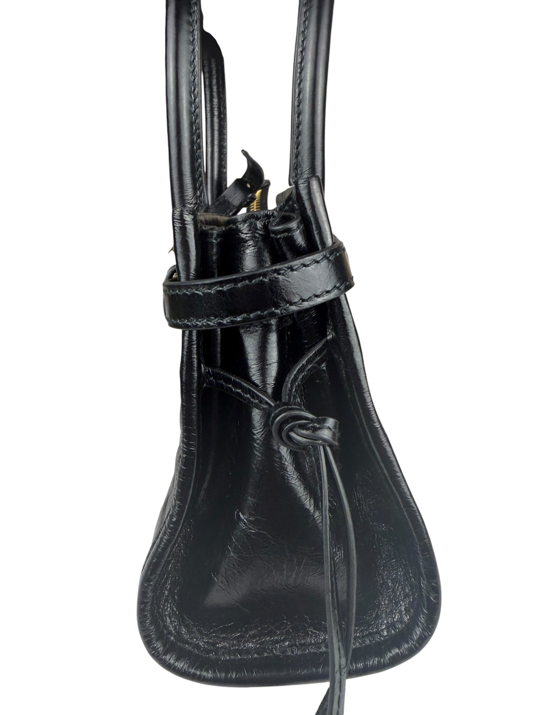 Prada Black Bonnie Calfskin Shoulder Bag