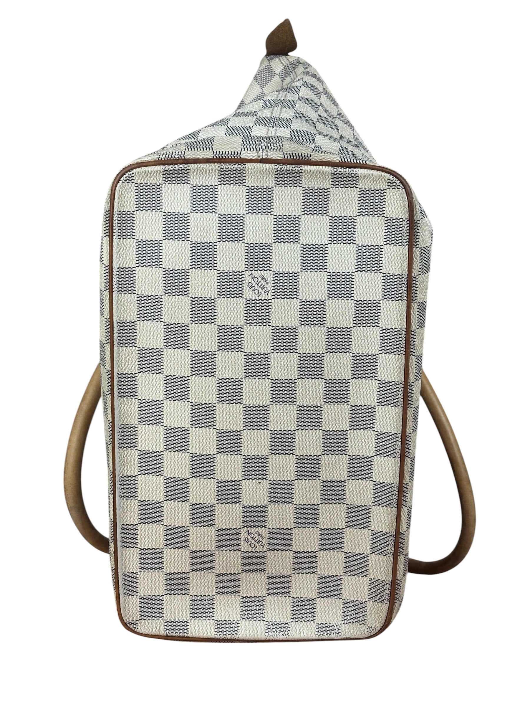 Louis Vuitton Vintage Monogram Damier Azur Saleya Shoulder Tote Bag