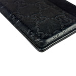 Gucci Black Leather GG Card Holder