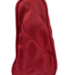 Prada Vintage Red Quilted Nylon Pouch MV599