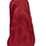 Prada Vintage Red Quilted Nylon Pouch MV599