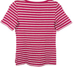 Burberry Blue Label Striped Logo Top