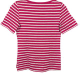 Burberry Blue Label Striped Logo Top