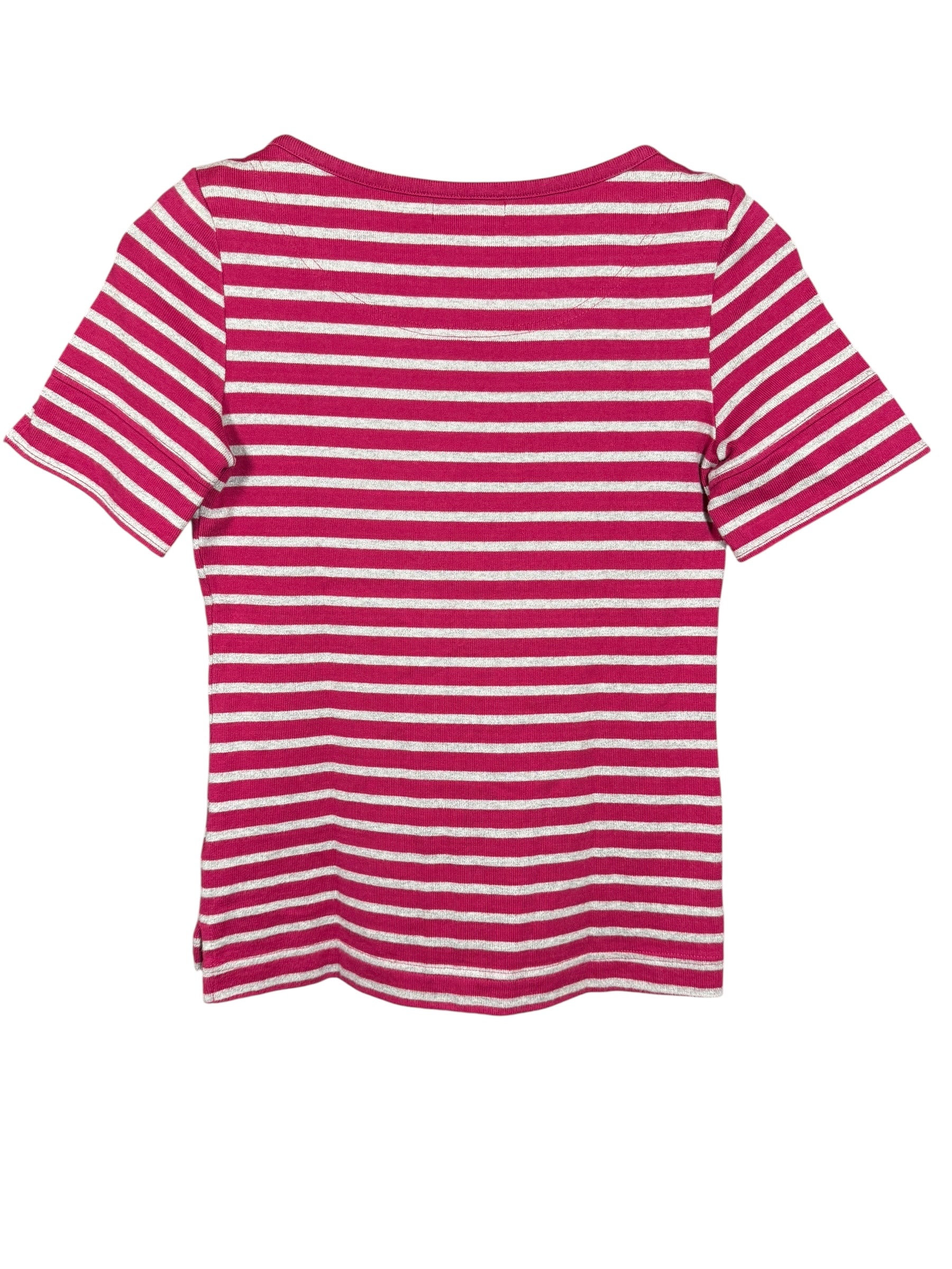 Burberry Blue Label Striped Logo Top