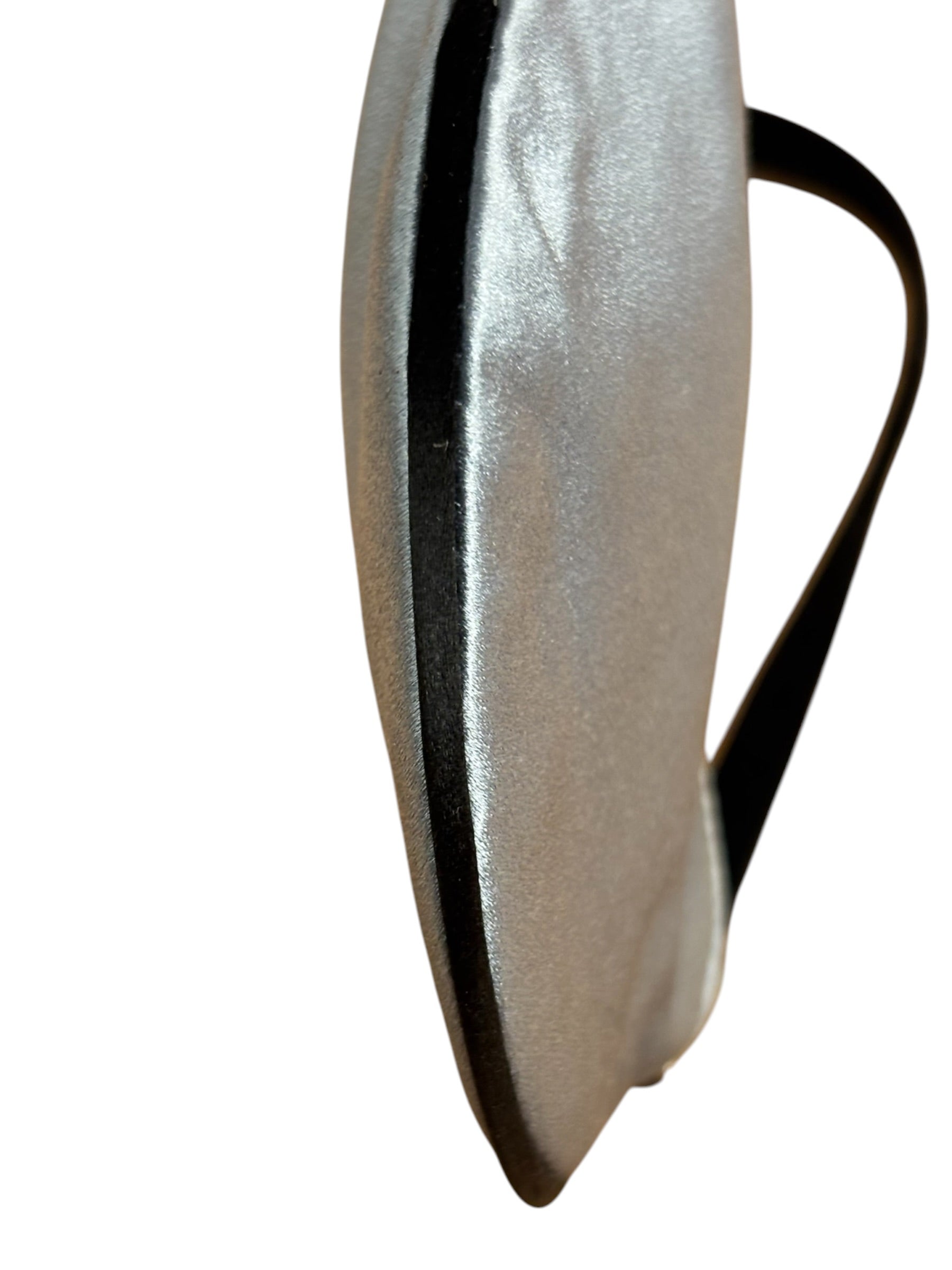 Prada Spazzolato Mini Grey Satin