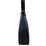 Salvatore Ferragamo Black Leather Hobo Bag