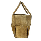 Bottega Veneta Brown Suede Maxi Intrecciato Arco Tote