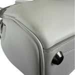 Balenciaga White Leather Bel Air Carry All Handbag