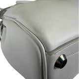 Balenciaga White Leather Bel Air Carry All Handbag