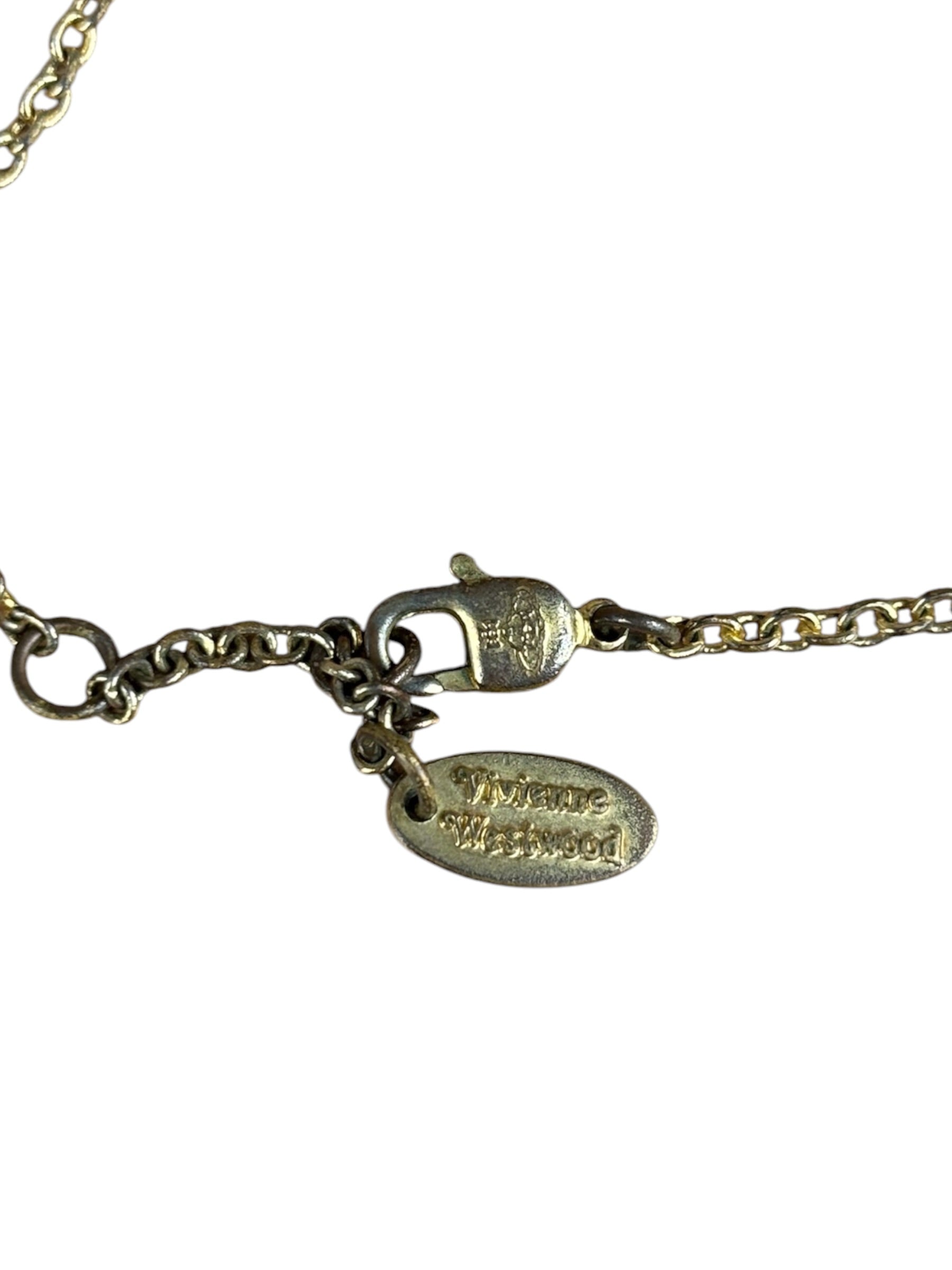 Vivienne Westwood Gold-Tone Orb Pendant Necklace