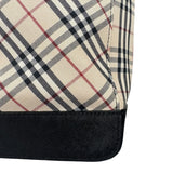 Burberry Beige Canvas Nova Check Tote Bag