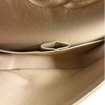 Chanel Beige Quilted Caviar Double Flap 2009