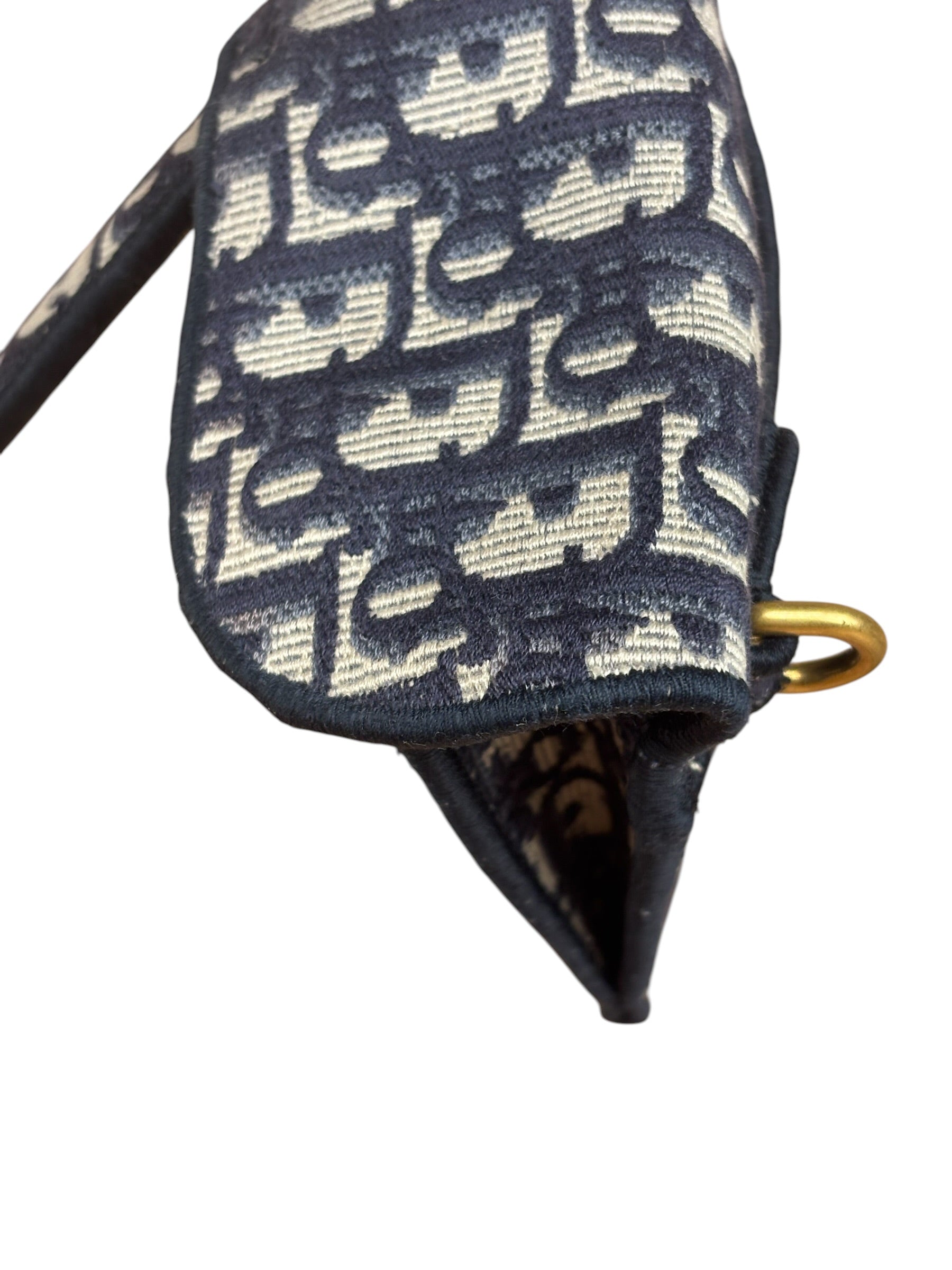 Christian Dior Oblique Slim Saddle Pouch