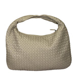 Bottega Veneta Grey Intrecciato Hobo Bag