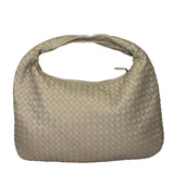 Bottega Veneta Grey Intrecciato Hobo Bag