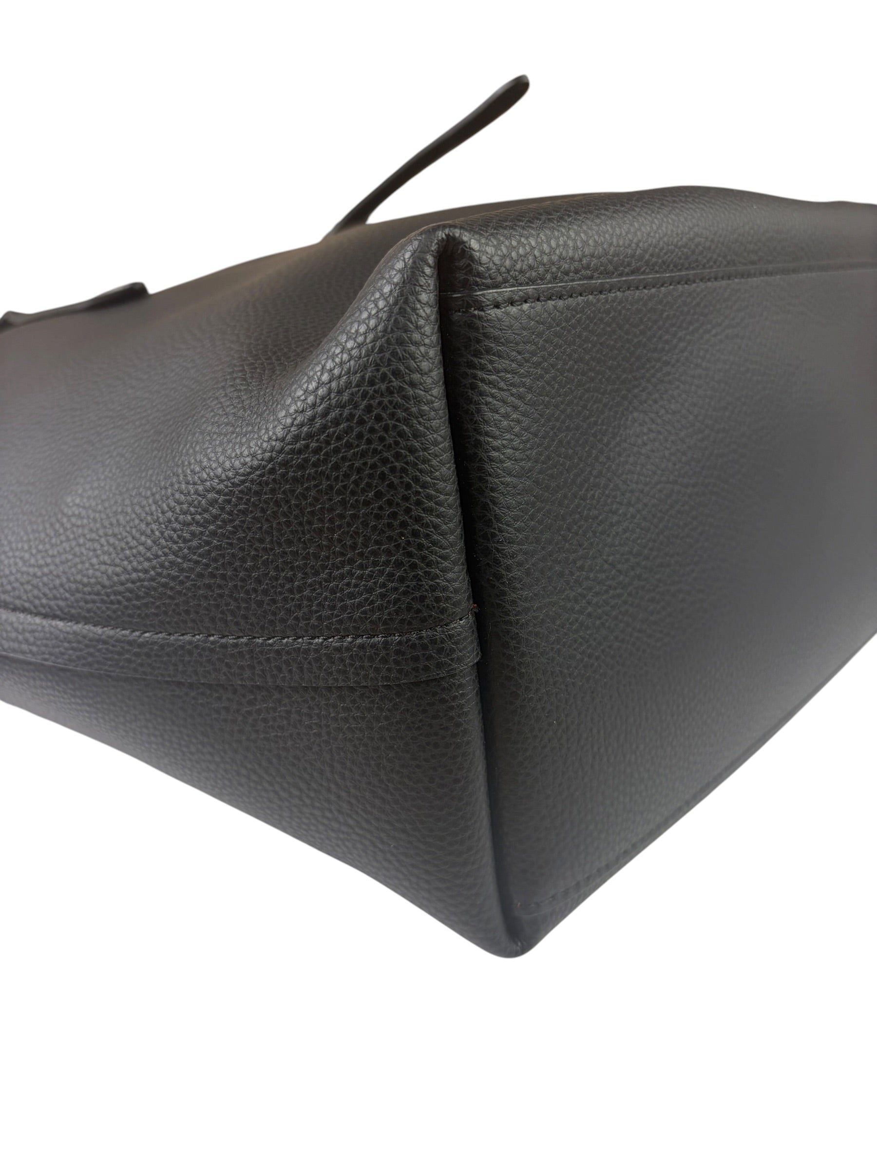 Coach Black Pebbled Leather Market Tote