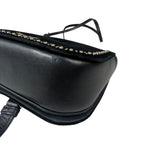 Miu Miu Dahlia Studded Black Velour Two-way Bag