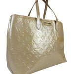 Louis Vuitton Yellow Vernis Wilshire Tote MM