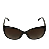 Chanel Brown 5309-B-A Crystal Baguette Bijou Cat-Eye Sunglasses