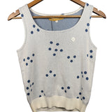 Christian Dior Polka Dot Sleeveless Sweater