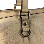 Gucci Yellow Leather GG Abbey Shoulder Bag