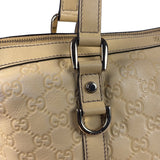 Gucci Yellow Leather GG Abbey Shoulder Bag