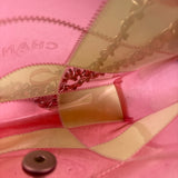 Chanel Pink/Beige PVC Patchwork Flap Bag 1997