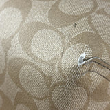 Coach Leather Signature Canvas Reversible City Tote Bag