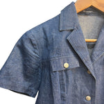 Burberry Blue Denim Short-Sleeve