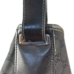 Gucci Trim Leather GG Monogram Jackie Hobo Shoulder Bag