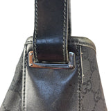 Gucci Trim Leather GG Monogram Jackie Hobo Shoulder Bag