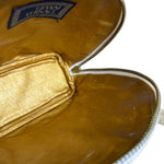 Versace Vintage Mini Osctrich Leather Top Handle Bag