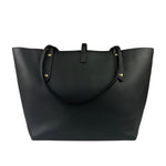 Coach Black Pebbled Leather Market Tote