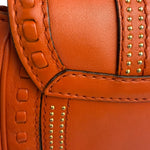 Gucci Orange Leather Snaffle Shoulder Bag