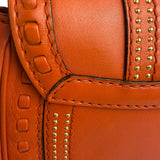 Gucci Orange Leather Snaffle Shoulder Bag