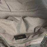 Fendi Black Zucca Canvas Monogram Mia Flap Shoulder Bag