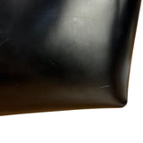 Saint Laurent Black Leather Shopping Tote Bag