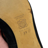 Manolo Blahnik Brown Suede Strappy Heels