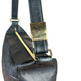 Chanel CC Chocolate Leather Shoulder Bag 2000