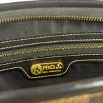 Fendi Vintage Pequin Stripped Mini Boston Bag