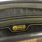 Fendi Vintage Pequin Stripped Mini Boston Bag