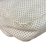 Chanel Ivory Perforated Drill Two-Tone Mademoiselle Flap Bag 2006