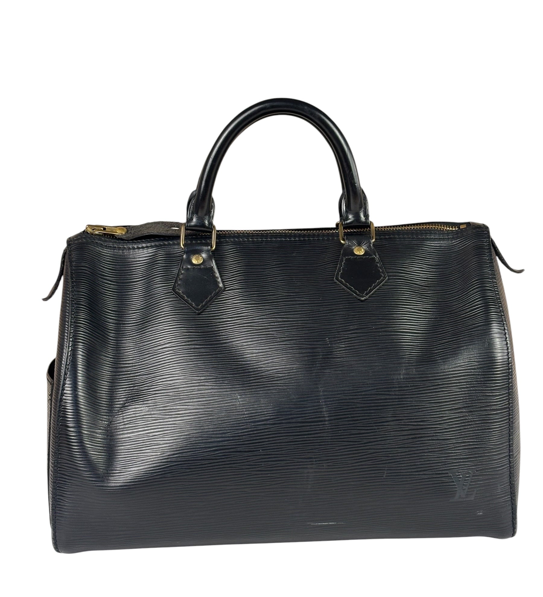 Louis Vuitton Black Epi Speedy 30