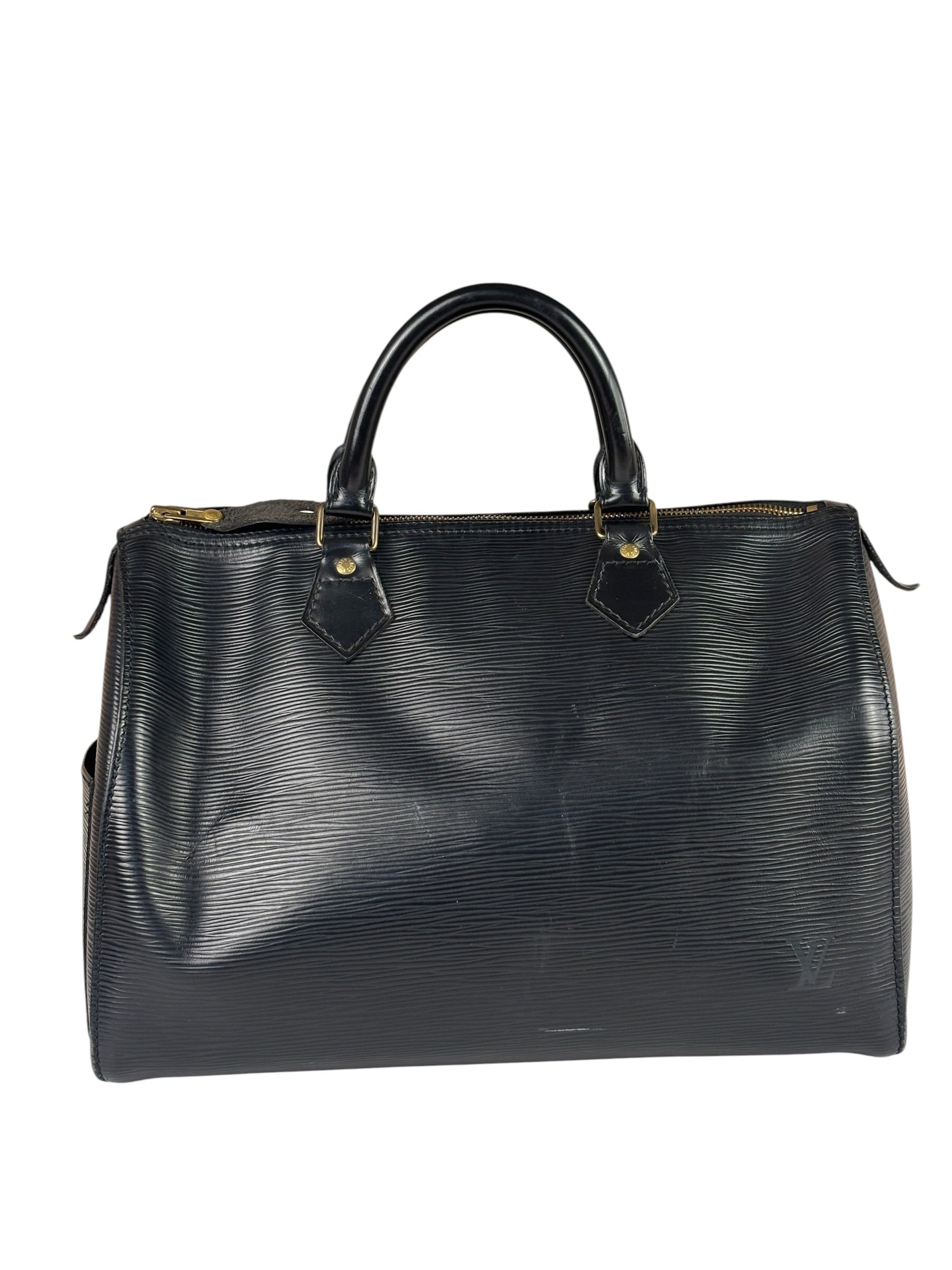 Louis Vuitton Black Epi Speedy 30