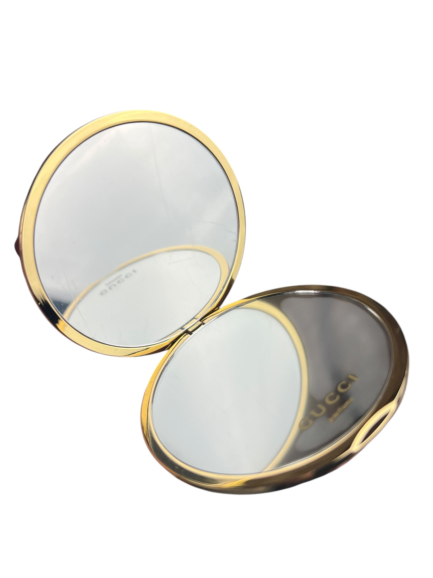 Gucci Beauty Gold Flora Compact Mirror