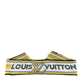 Louis Vuitton LV Essential Logo Scarf Yellow Wool