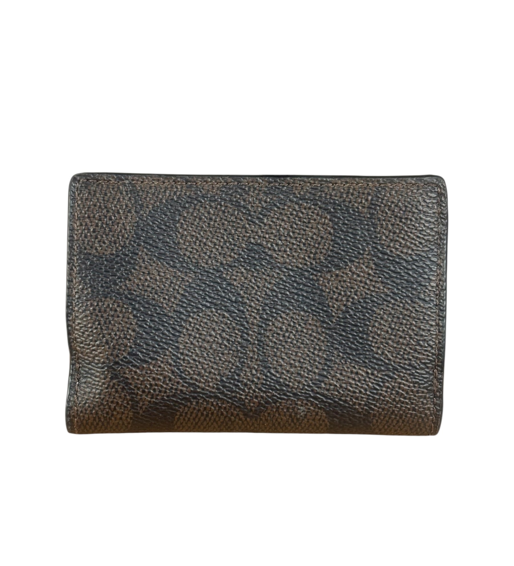Coach Multicolor Leather Mini Tri-Fold Zip Wallet